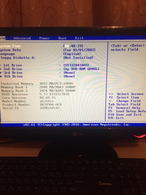 BIOS не видит флешку при попытке переустановить Windows