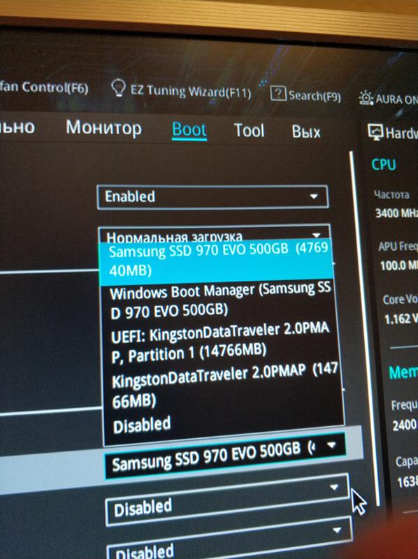 Не могу установить windows 10 с флешки