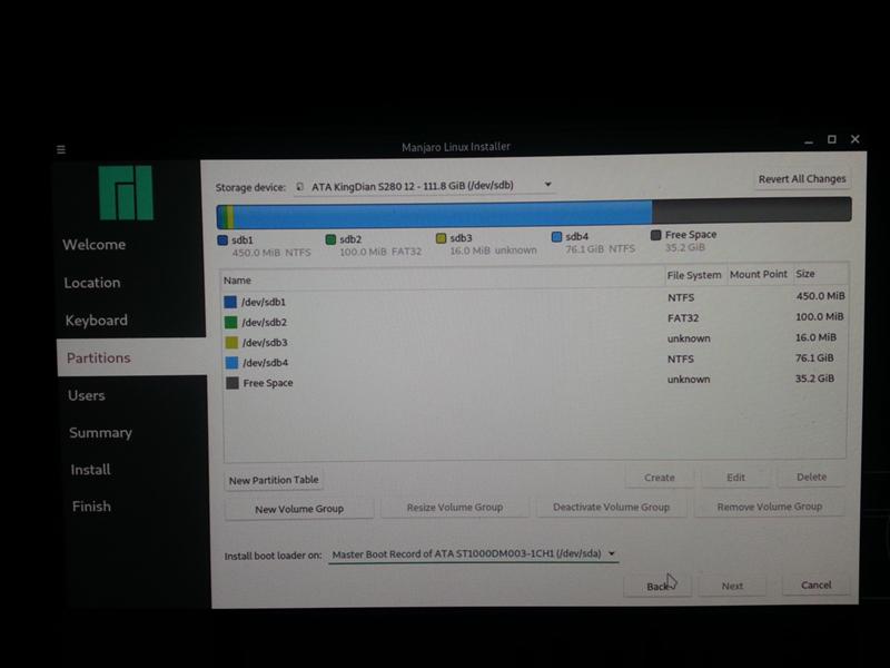 Ошибка при установке Dual-boot Linux и Windows 10