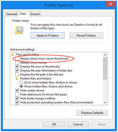 Windows 10. Проводник начал показывать эскизы содержания документов Word, Блокнот, PDF без значка