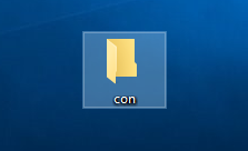 Почему в виндоусе нельзя сделать папку con