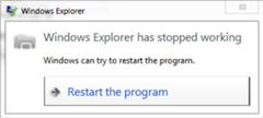 Помогите определить что вызывает ошибку Windows Explorer has stopped working по журналу событий