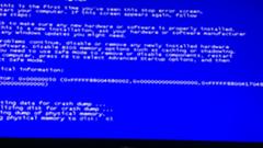 Ошибка в Windows 7 синий экран