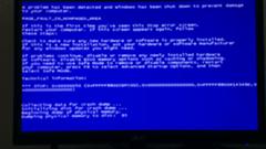 Ошибка в Windows 7 синий экран - 1