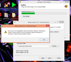 Как установить библиотеку orange на python 3, при операционной системе windows 8.1 - 1