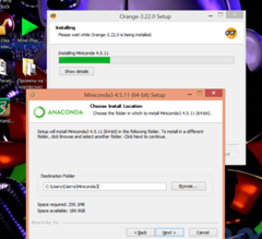 Как установить библиотеку orange на python 3, при операционной системе windows 8.1