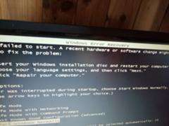 Нужна помощь с Windows error recovery, не знаю что делать. Почему нужно так много писать для темы вопроса, что это