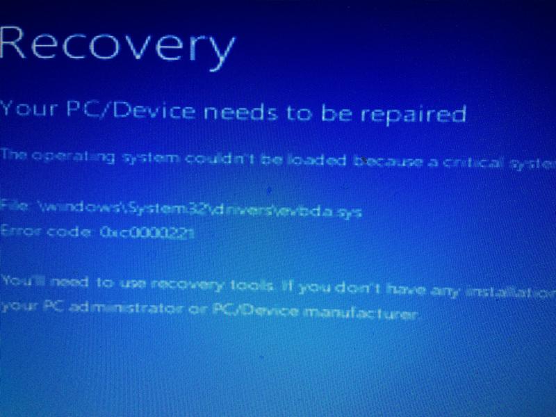 Windows 10 не запускается