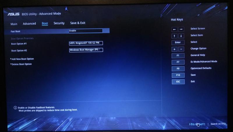 Установка виндовс 7 на UEFI - 1