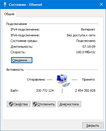 Можно ли и как создать и поместить на рабочий стол ярлык окна Состояние - Ethernet Windows 10