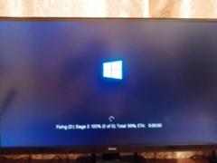 Как пропустить FIXING диска от Windows 10 - 1