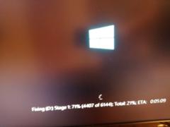 Как пропустить FIXING диска от Windows 10