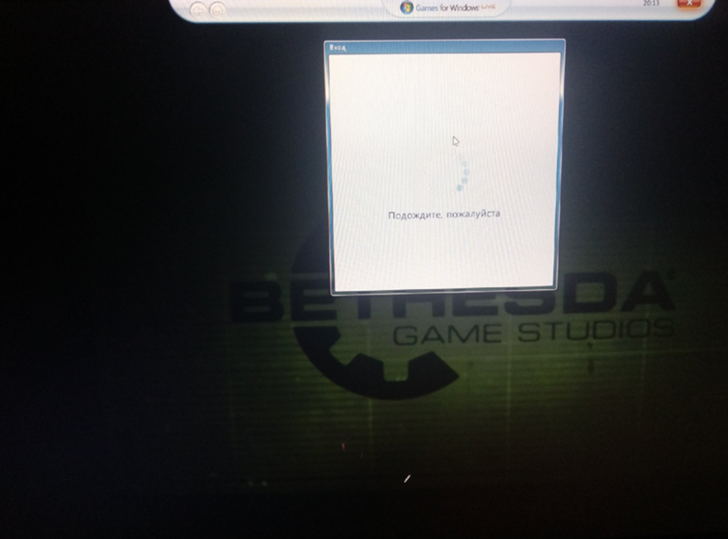 Games for Windows live, зависание в начале игры