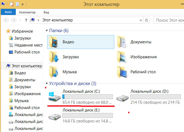 Свежеустановленная Windows 8.1 весит 40Gb Вы смеетесь