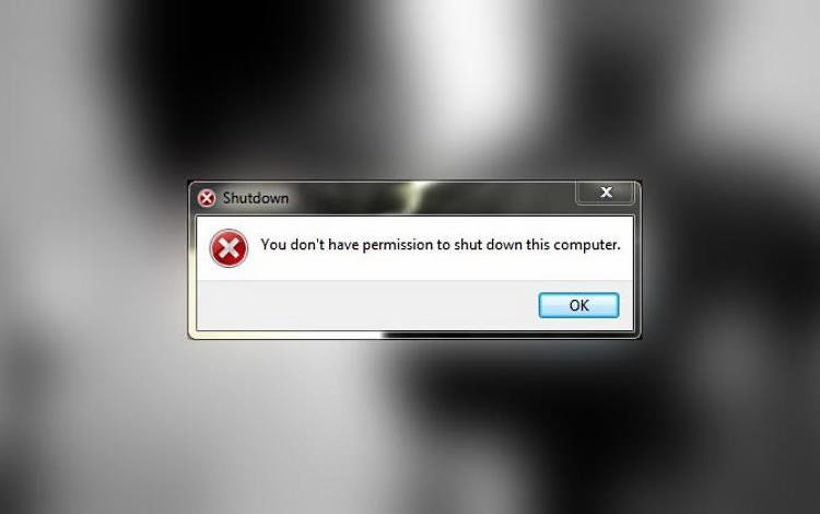 Microsoft избавляется от Windows 7 Новая системная ошибка: У ВАС НЕТ ПРАВ ВЫКЛЮЧИТЬ ЭТОТ КОМПЬЮТЕР