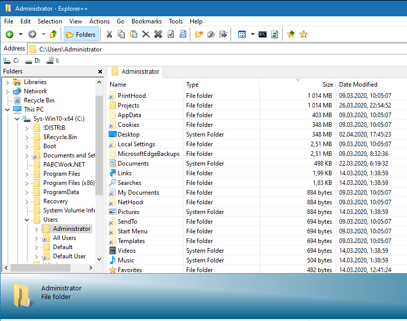 Можно ли в windows 10 сортировать папки по размеру