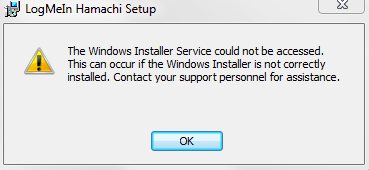 Помогите с ошибкой The Windows Installer Service could not be accessed