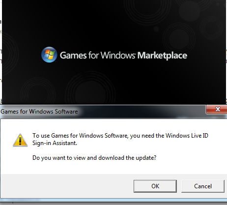 Помогите войти в games for windows live