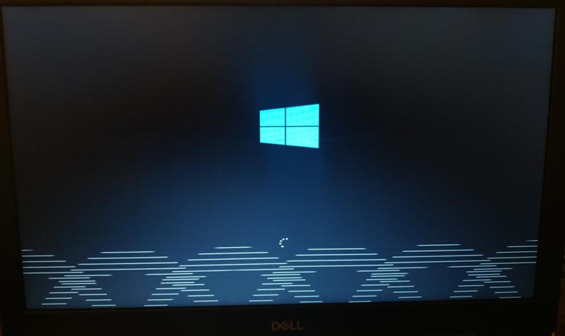 Запуск установки Windows с флэшки
