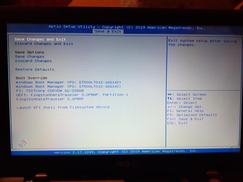 Установка windows 7 на Asus - 1