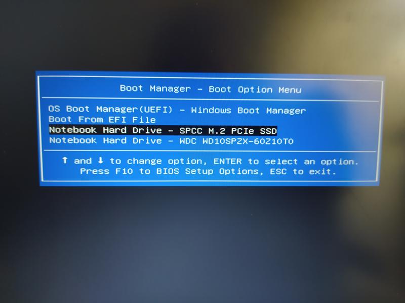 Не запускается Windows с SSD