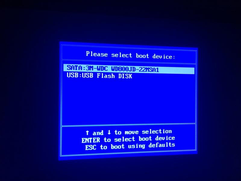 Не получается установить windows на пк