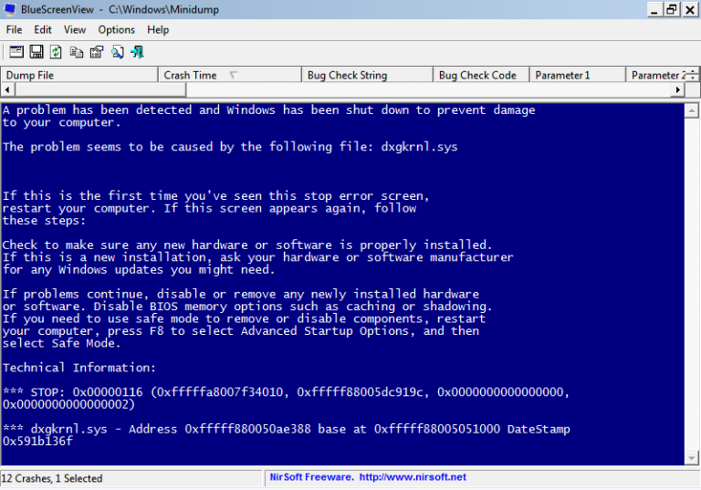 У меня экрна смерти windows 7 64 Bit