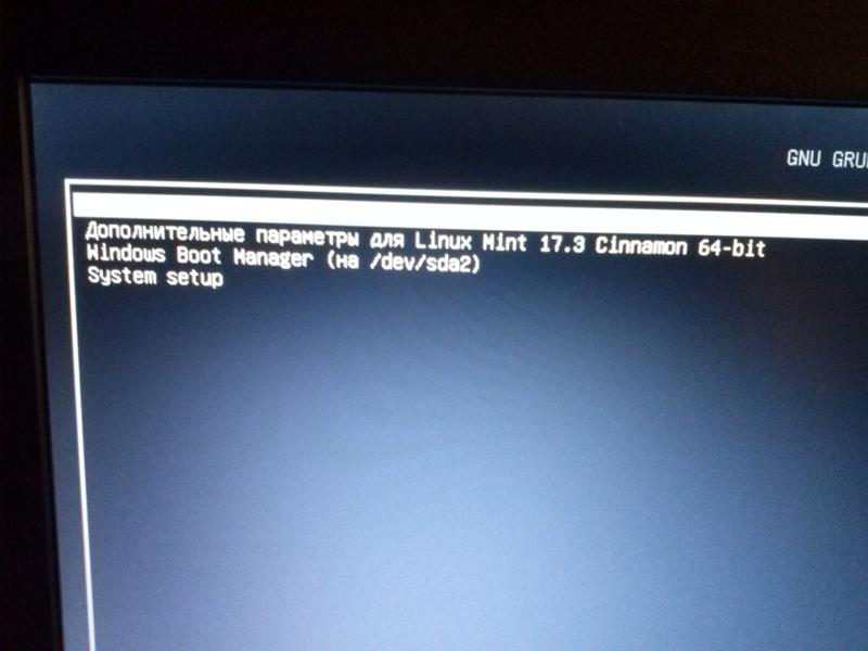 Загрузчик Grub не загружает Виндовс 8.1