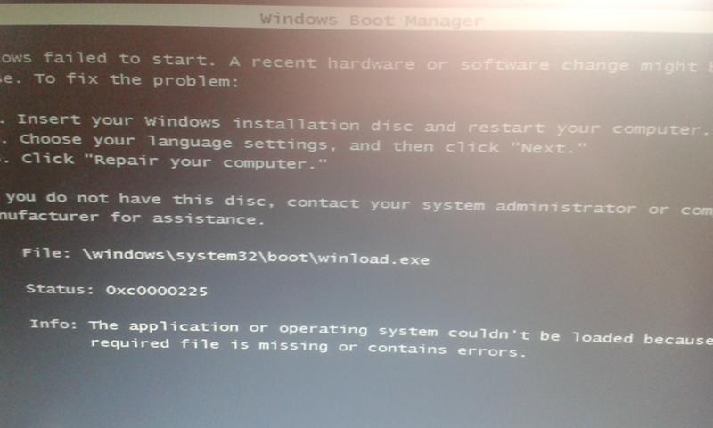 Перустановка windows 7