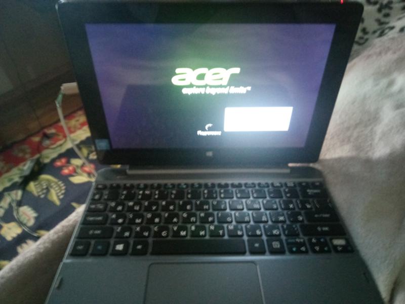 На планшете Acer one 10, слетела винда вместе с дровами встроенной клавы