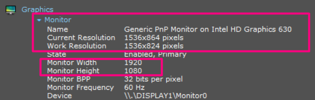 Разрешение экрана windows 10