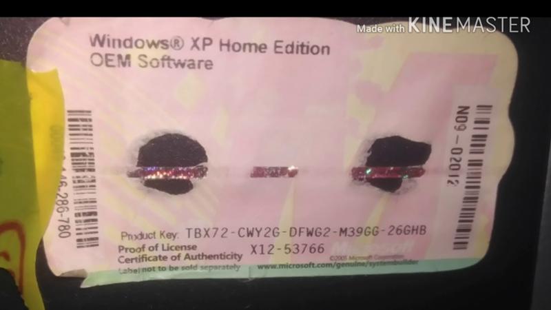 Ключ активации Windows xp home edition версия 2002. Винда требует ключи