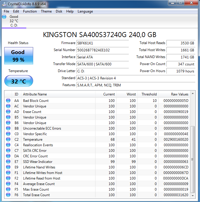 Kernel data inpage error windows 7 синий экран смерти