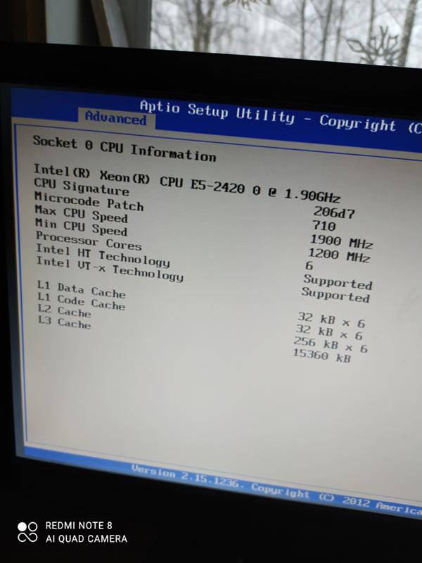 Помогите у меня процессор 6ти ядерный xeon e5 2420 в биосе показывает 6ть ядер а в Винде 2 - 3