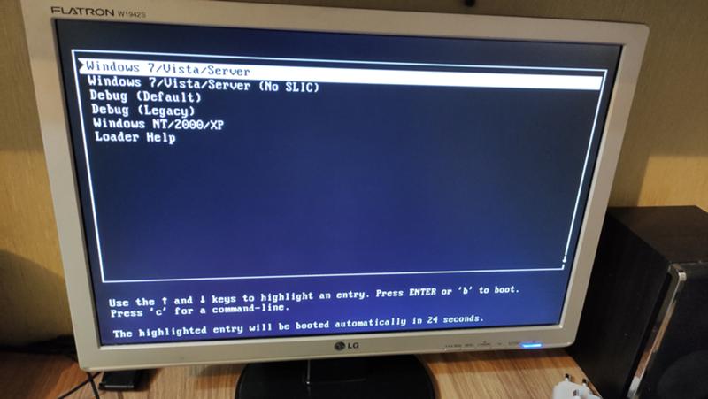 Такой экран при запуске Windows