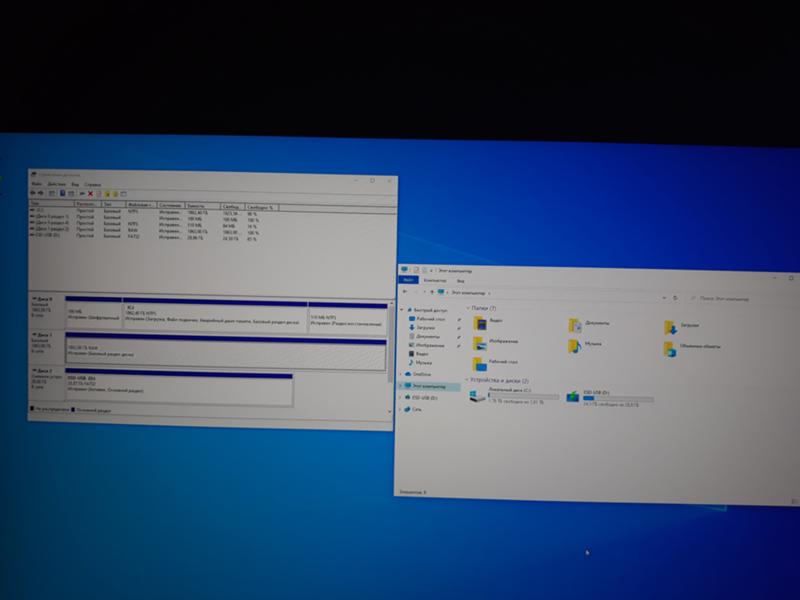 После переустановки Windows, стала на мгновение появляться надпись Scanning and repairing drive фото 1 . Что это мб - 2