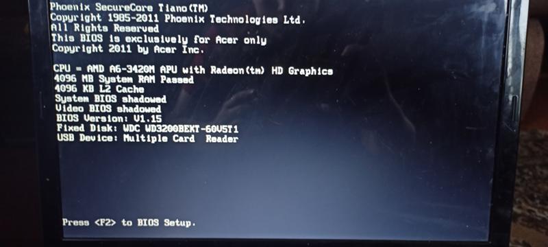 Что делать если вот эта надпись я нажимаю на Биос писк ничего не происходит и дальше запускаеться винда