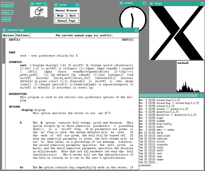 Голый X window system без рабочего стола