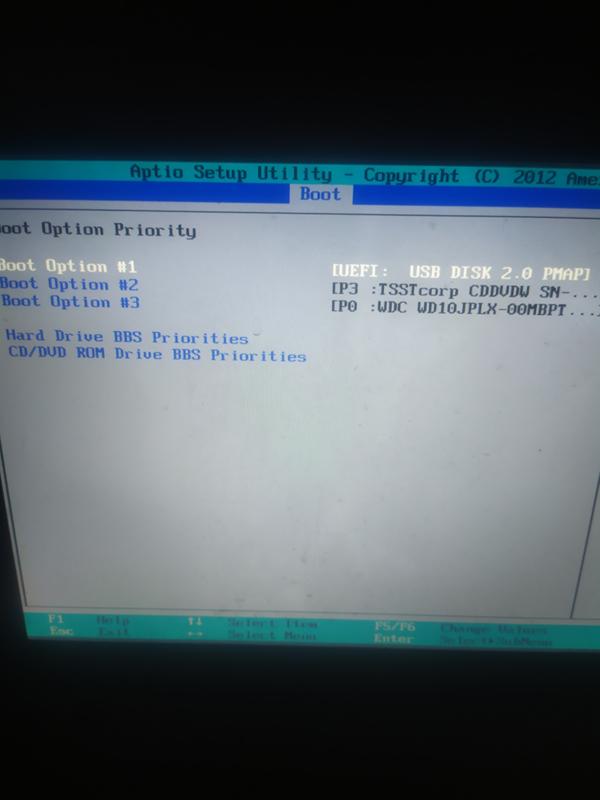 Установка Windows через Bios - 1