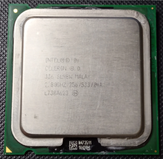 Процессор Intel Celeron D 336 Prescott 2800MHz, LGA775, L2 256Kb, 533MHz не хочет запускать Windows 10