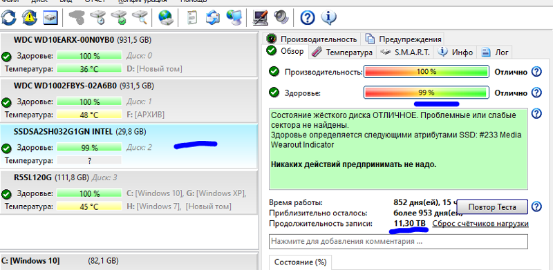 Форматирование SSD. Как безболезненно для SSD, переустановить Винду