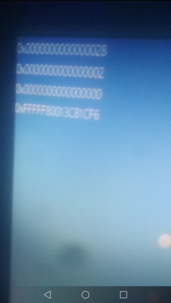 Появился синий экран windows 10