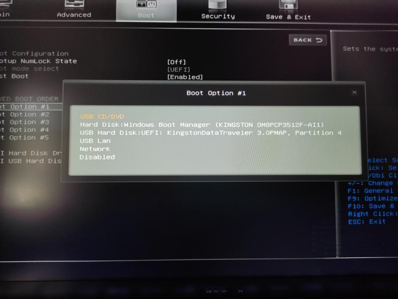Установка windows 7 с bios