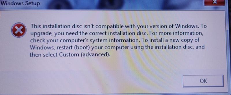 Ошибка при переустановки винды с 32 на 64 бит daemon tools