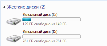 Почему в диске где установлена Windows нет значка то что он системный