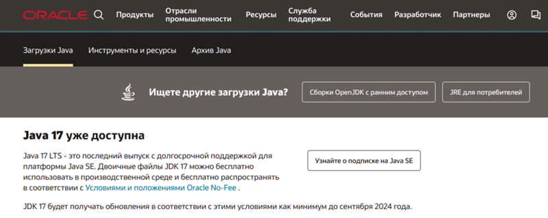 Java Чем можно заменить jdk-8u311-windows-x64