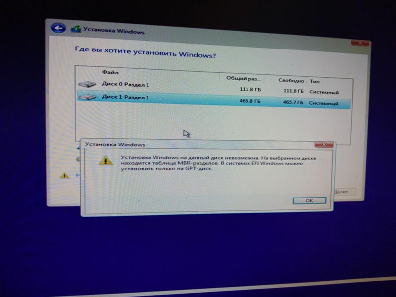 Помогите Установка Windows