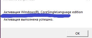 Всё лицензия Windows 10 стоит да