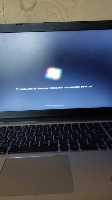 Нормально это при установке windows 7