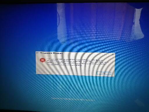 Что означает эта ошибка переустоновки виндоус